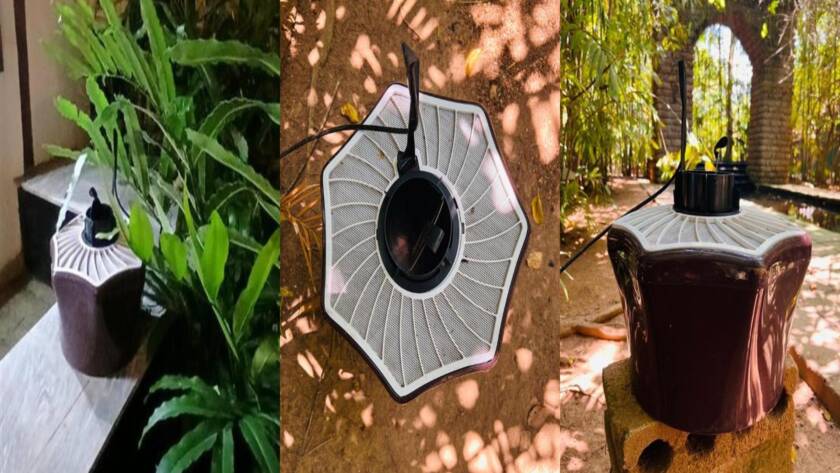Eco‑friendly Biogents mosquito trap used at Barberyn Reef Ayurveda Resort for chemical‑free mosquito control