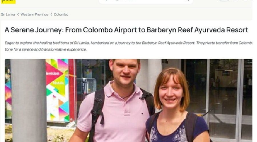 peek – A Serene Journey: From Colombo Airport to Barberyn Reef Ayurveda Resort